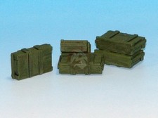 Eureka XXL 1/35 Wooden 7.5cm Tank Ammo Crates StuG Panzer III-IV 5 boxes E-015
