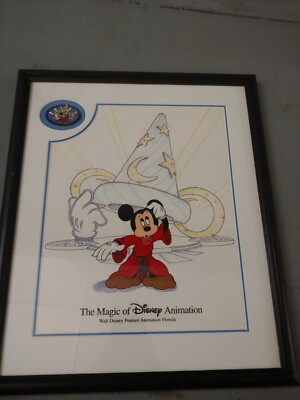The Magic Of Disney Animation Hats Off Cel With Pin | eBay