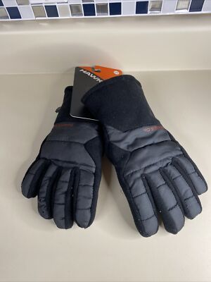 NWT Men s Hawke & Co. Fleece Field Gloves Black Size S/M