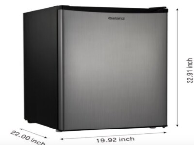 Galanz 4.3 Cu ft Single Door Compact Refrigerator with Chiller