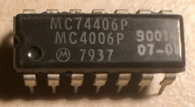Motorola MC4006P MC74406P Binary to 1 of 8 Line Decoder - NOS