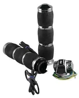 Avon Heated Grips Air Cushion Chrome for Honda VTX1300T 08-09 - Image 2 of 4