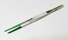 Tweezers PVC Rubber Soft Non Marring Tips for Small Parts Beads with Guide Pin