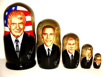 trump russian nesting dolls