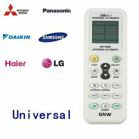 Universal A/C Air Conditioner Remote Control Air Con ALL MAJOR BRANDS LCD DGS
