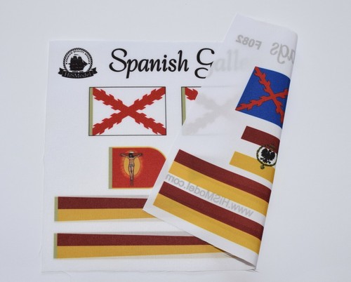 Revell Spanish Galleon 1:96 - set of flags and Draft scales for model - Picture 5 of 5