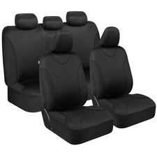 Front Rear Full Set Car Seat Covers Beige Blue Red Charcoal Gray Mint Purple Front Rear Full Set Car Seat Covers Beige Blue Red Charcoal Gray Mint Purple