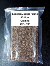 Leopard/Jaguar Fabric - Cotton - Quilting - 43" x 70"