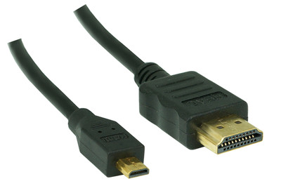 2m 4K High Speed Micro HDMI Kabel | micro HDMI(Type D) auf HDMI(Type A) 