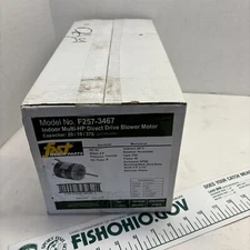 FAST HVAC Parts F257-3467 MULTI-HP DIRECT DRIVE BLOWER MOTOR 208/230V 1/3-3/4HP