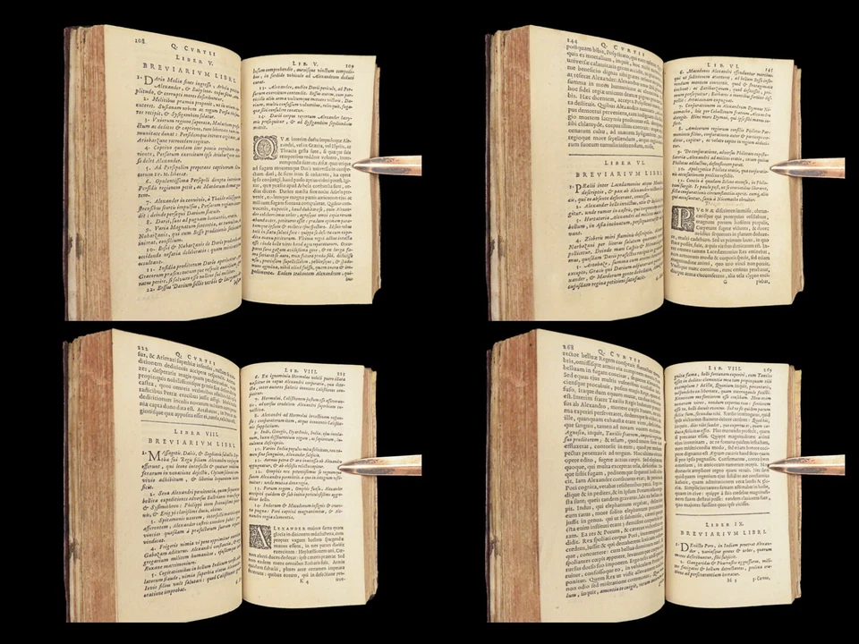 1653 Alexander the Great Quintus Curtius Rufus Military Conquest Elzevier ed - Image 3 of 4