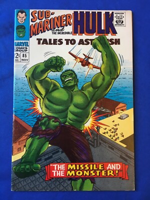 Tales to Astonish #85 FN/VFN (7.0) MARVEL ( Vol 1 1966) Hulk Sub-Mariner (C)