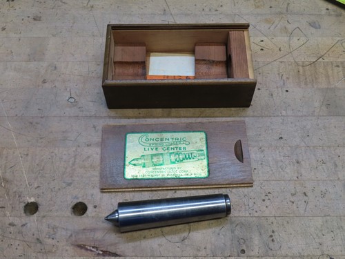 Concentric spring loaded Live center 4MT