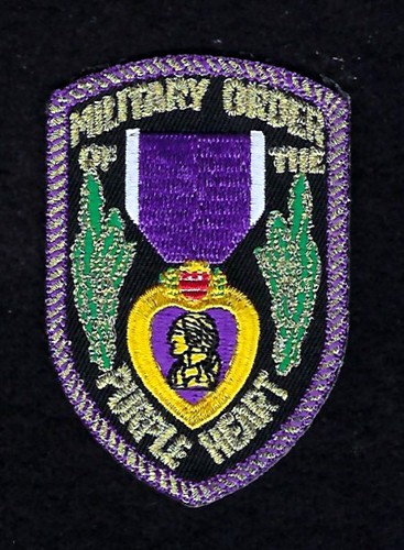 MILITARY-ORDER-OF-THE-PURPLE-HEART-HAT-PATCH-COMBAT-WOUNDED-PIN-UP-US-MILITARY