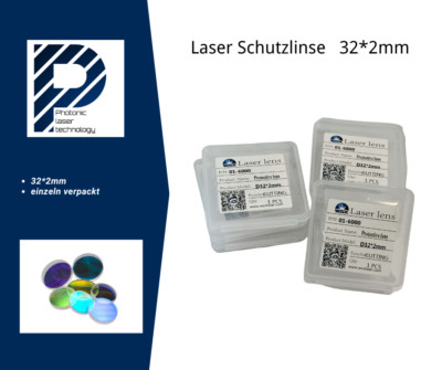 Laser Protective window, Protevtive lens Quarz für Faserlaserschneidkopf  32*2