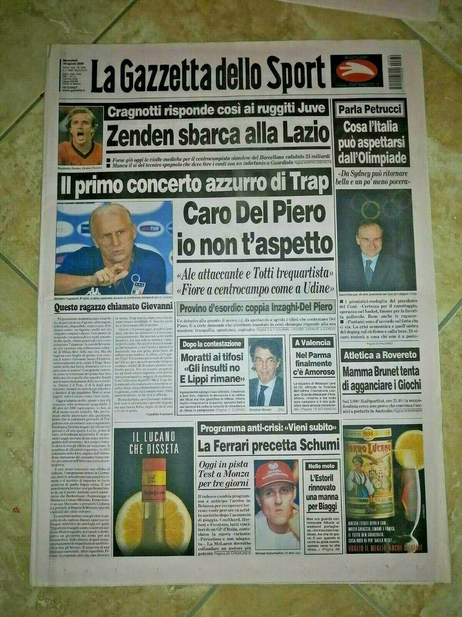 LA GAZZETTA DELLO SPORT N.82 DEL 8 APRILE 1994 - LAZIO, INTER... (GS4