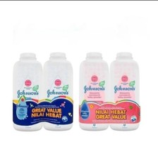 2 x 500g Johnson's Baby Powder Classic and Blossoms Cornstarch 500gm