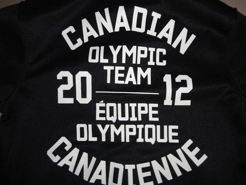 black official 2012 canadian olympic team youth 10-12 warmup