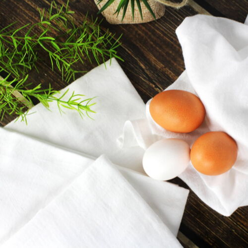 5-Piece Flour Sack Kitchen Towel Set - White - Picture 2 of 6