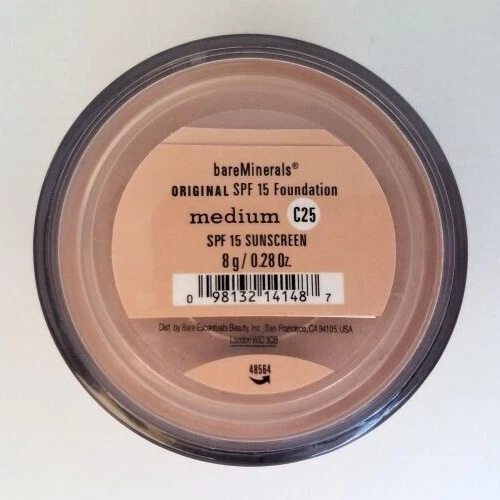 BARE ESCENTUALS New bareMinerals Original Loose Powder Foundation SPF 15 MEDIUM C25 8g