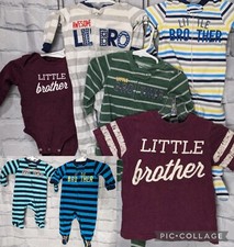 Little Brother Starter Set Size 3M - 3T Lot Of 7