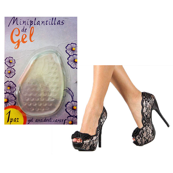 Coppia Di Plantare Gel Silicone Pianta Tacco Tallone Morbido