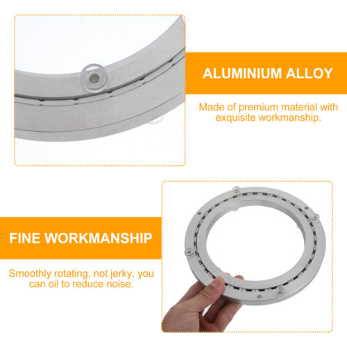 Swivel Base Aluminum Alloy Turntable Bearing 360 Degree Rotating Round Plate - Picture 10 of 12