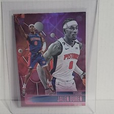 2023 Chronicles Jalen Duren Pink Essentials Variation Rookie Card SSP