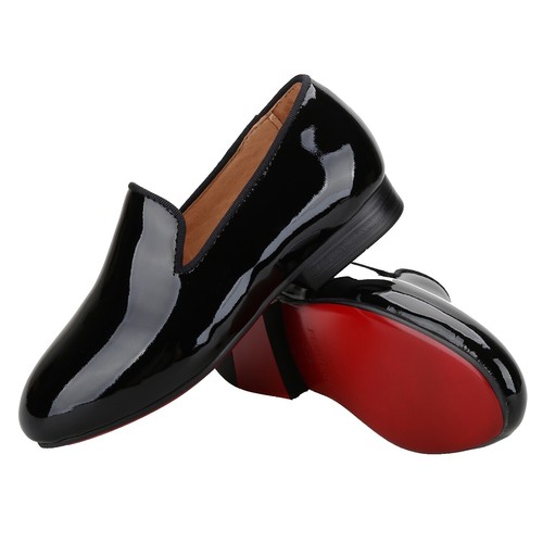 Noah x Solovair Pink Patent Leather Eyed Gibson Shoes Loafers