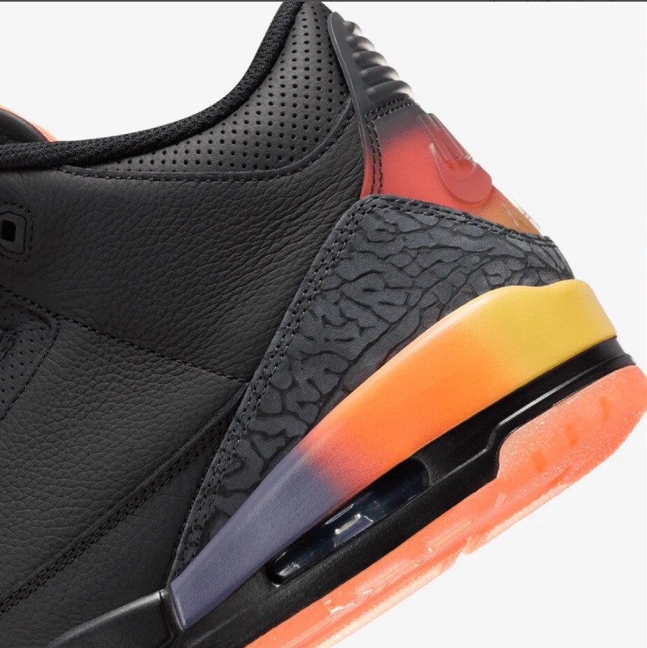 Jordan 3 Retro J Balvin Rio Black Solar UK9 image 7
