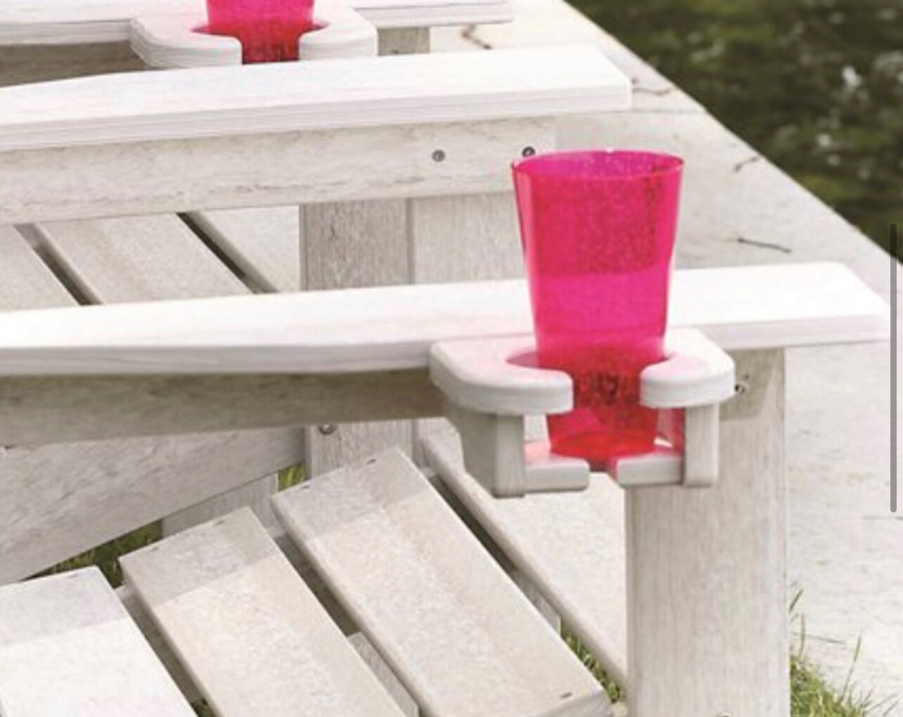 New Set of 3 polywood Berlin Garden lawn chair cup holders never installed eBay