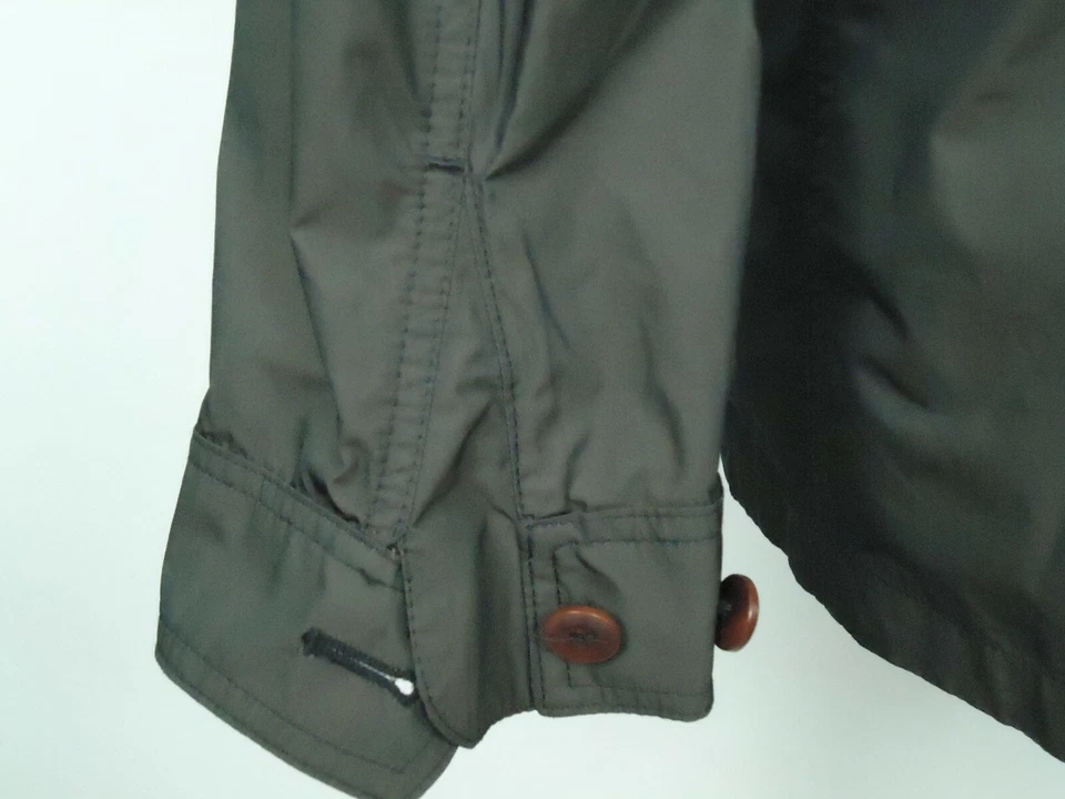 Chaqueta Barneys New York Para Hombre Negra Cremallera Completa/Botón a Presión 4 Bolsillos Talla 36R Foto 4 de 4