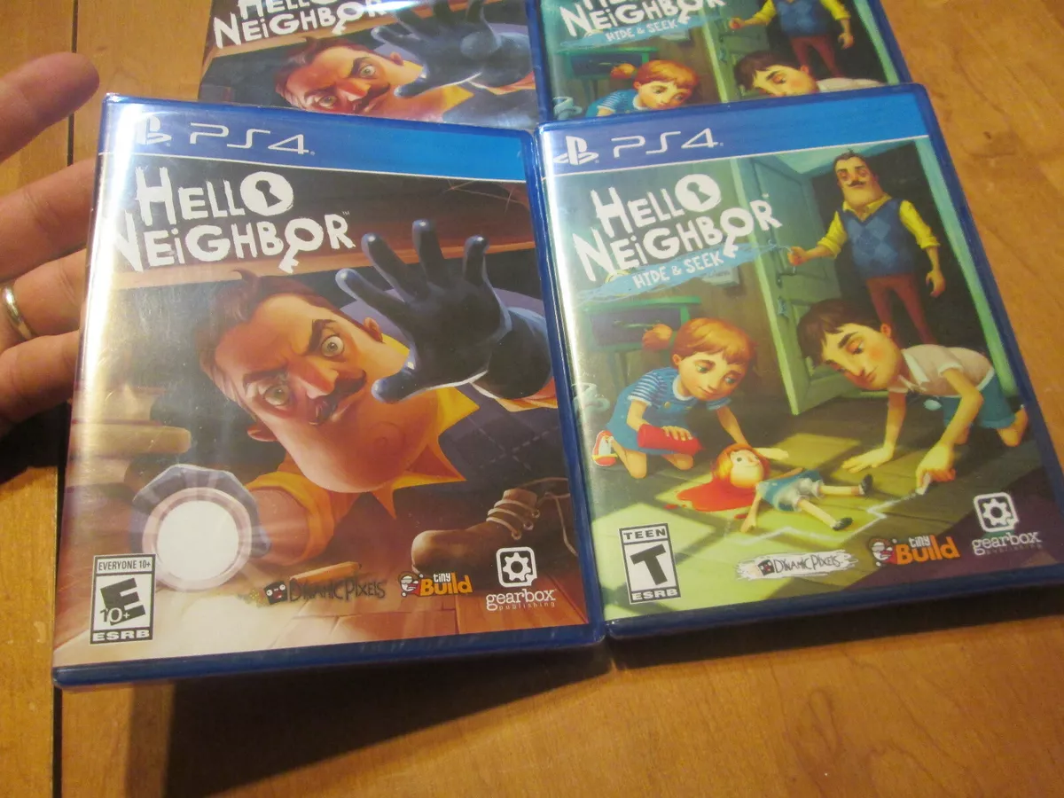 LOT HELLO NEIGHBOR + HIDE & SEEK PS4 SONY 1 & 2 NEW FACTORY SEALED COMPLETE  READ | eBay