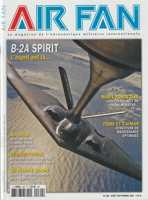 Air Fan 477 (Aug-Sep 2020) B-2, Voyager KC.2, Swiss AF, Recce Mig-25, USMC Air
