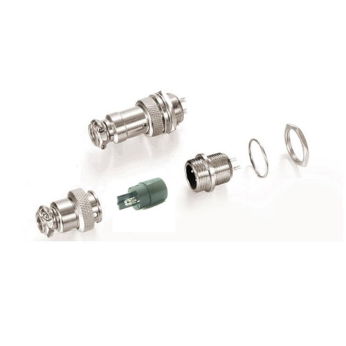 10 × Aviation Plug 4-Pin 16mm Male and Female Wire Panel Metal Connector GX16-4 - Picture 6 of 7