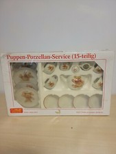 Vintage Steiff Puppen-Porzellan -Service 15 Piece TEA SET Made In Germany 1988