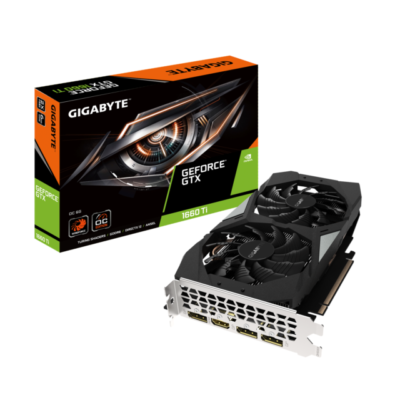 PLACA DE VIDEO 6GB GDDR6 NVIDIA GTX 1660 TI GIGABYTE OC (OUTLET)