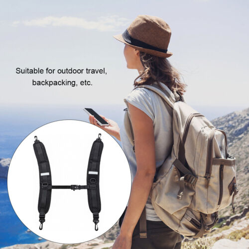 2pcs Padded Shoulder Straps Adjustable Outdoor Sports Backpack Shoulder Straps - Picture 5 of 8