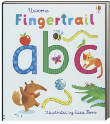 Usborne Fingertrail abc by Felicity Brooks (Board Book) Brand New Alphabet