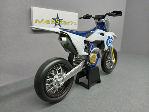 1/12 NewRay Husqvarna FS 450 2019 Supermoto Motard - Foto 4 di 11