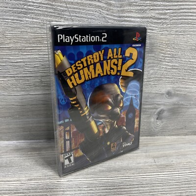 Destroy All Humans 2 PlayStation 2 PS2 Black Label Factory Sealed!