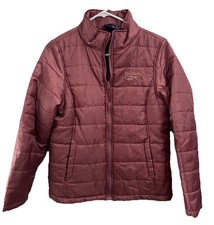 REEBOK Girls full-zip Winter puffer Ski jacket Dusty Rose Color Sz. M 10-12 EUC