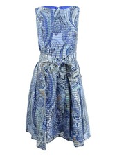 Tommy Hilfiger Women's Paisley Fit & Flare Dress
