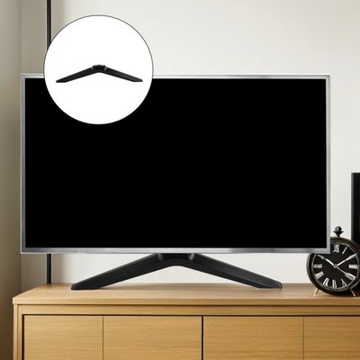 Black ABS TV Support Stand Universal Compatibility TV Table Base Replacement