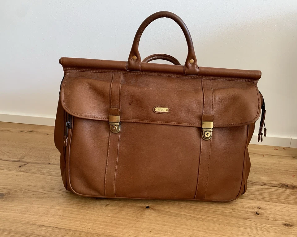 Reisetasche Weekender Leder NP 200€ - Bild 2 von 4
