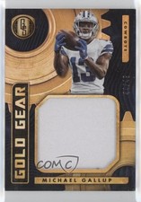 2019 Panini Gold Standard Gold Gear Prime 44/49 Michael Gallup #GG-20 4f9