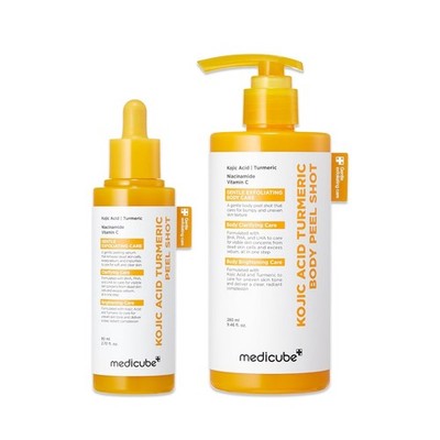Kojic Acid Turmeric Peel Shot Bundle For Face & Body