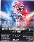 TOM BRADY 8.5X11 SIGNED PHOTO AUTOGRAPH 7 NFL SUPER BOWL RINGS SIGNATURE REPRINT