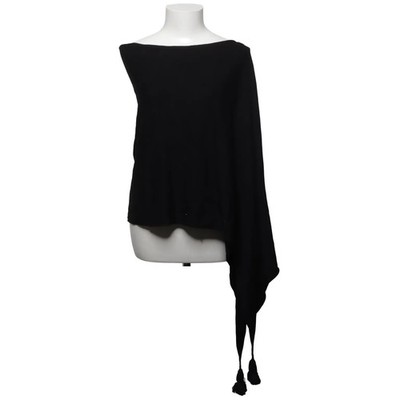 Comma, Poncho, Größe: ONE SIZE, Schwarz, Polyamid, Einfarbig, Damen #6rz