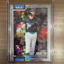 Topps 2026 Series 1 Troy Johnston Topps Foil Rookie Miami Marlins #317 